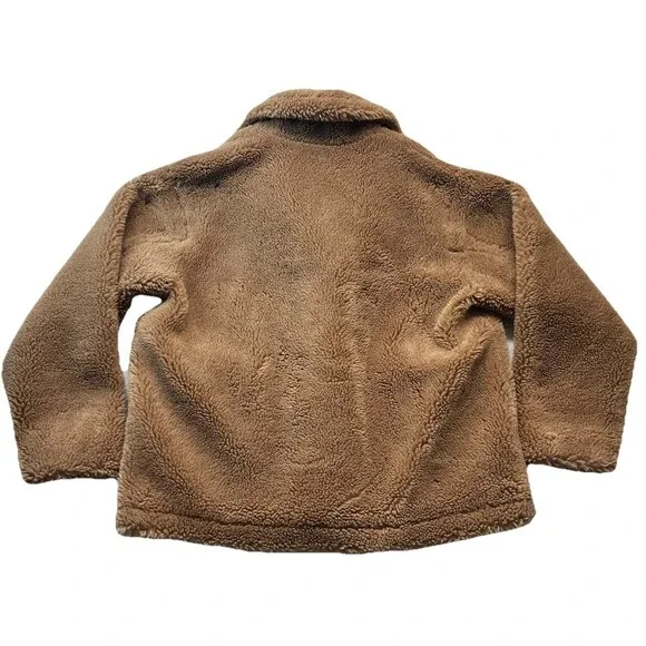 Stand Studio Coat Womens EU36 The Marina Faux Shearling Teddy Jacket Cozy Chunky
